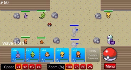 POKEMON TOWER DEFENSE: HACKED free online game on